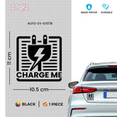 Charge Ahead Electric Vehicle Sticker